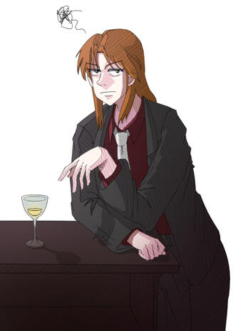 Ichijou at the bar